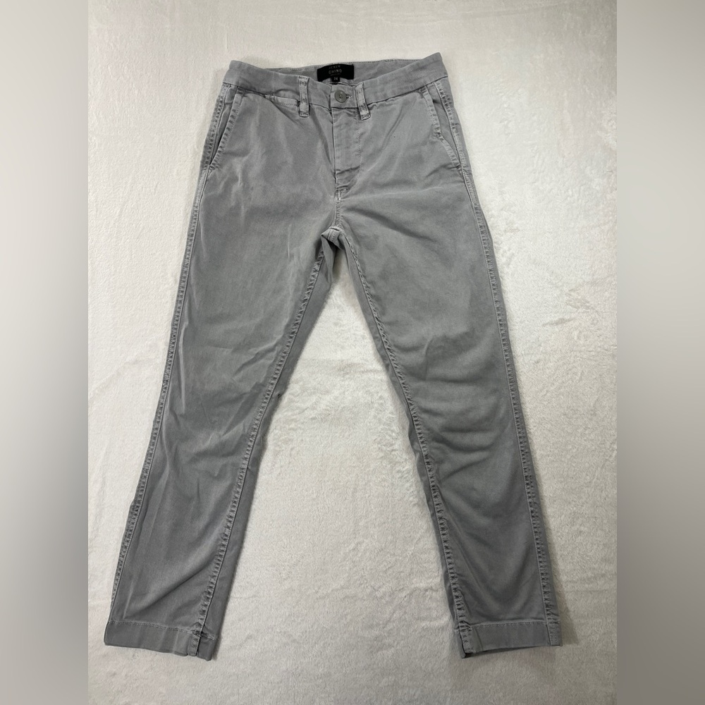 J.Crew  Women’s Pants Gray Size 24 Chino High-rise Tapered